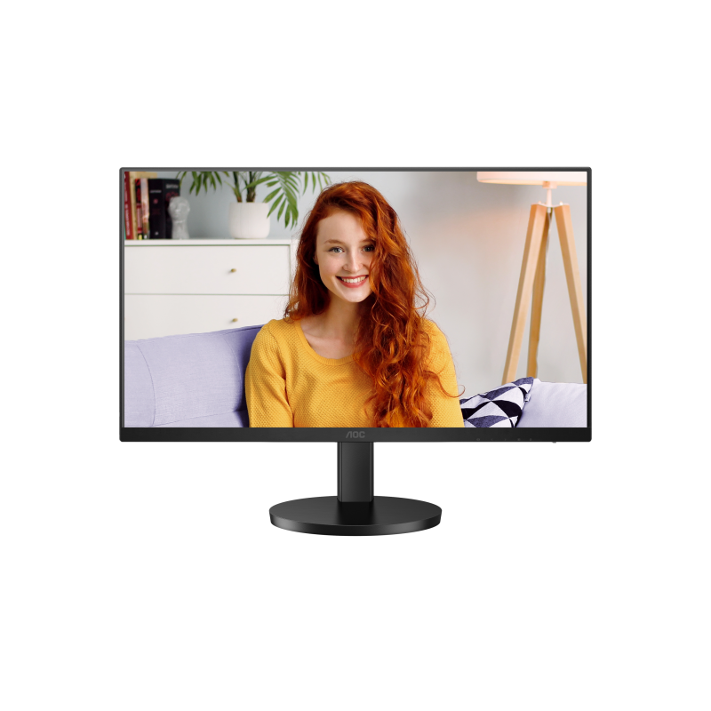 AOC U27B3AF LED Monitor Profissional Plano, 68,6 cm (27"), 3840 x 2160 pixels 4K Ultra HD, 60Hz, HDMI, DisplayPort, Ajuste de Altura, Altifalantes Integrados, Preto - 4038986181501