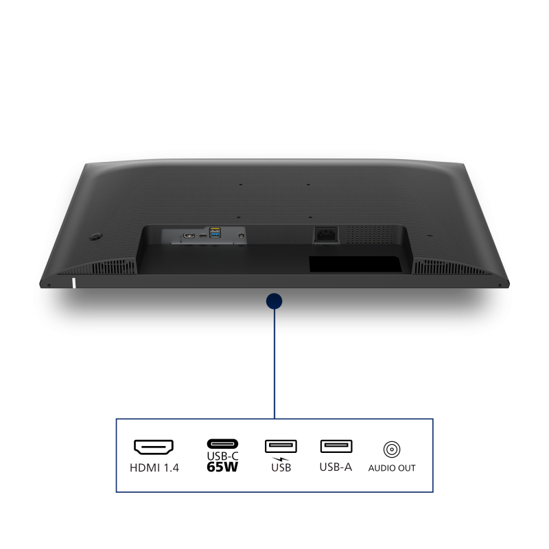 Philips 1000 series 27E1N1600AE LCD Monitor Profissional Plano, 68,6 cm (27"), 2560 x 1440 pixels Quad HD, 100Hz, USB-C, HDMI, Ajuste de Altura, Altifalantes Integrados, Preto - 27E1N1600AE/00 - 8712581804442