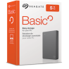 Seagate Basic 5TB Disco Externo HDD 5 TB USB 3.0 2.5" Prateado - STJL5000400 - 3660619408207