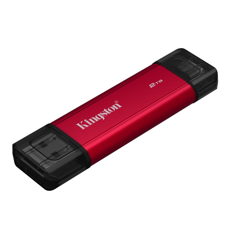 Kingston Technology Dual Portable 2TB Disco Externo SSD 2 TB USB 3.2 USB-C 3D TLC Preto, Vermelho - SPSD/2TB - 0740617352214