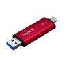 Kingston Technology Dual Portable 2TB Disco Externo SSD 2 TB USB 3.2 USB-C 3D TLC Preto, Vermelho - SPSD/2TB - 0740617352214