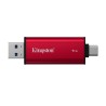 Kingston Technology Dual Portable SSD 1TB Disco Externo SSD 1 TB USB 3.2 USB-C Preto, Vermelho - SPSD/1TB - 0740617352221