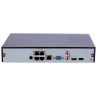 X-Security XS-NVR2104-4P-4AI Gravador NVR, 4 CH, 4 IP, 4 PoE, 12 MP, 80 Mbps, 1 HDD até 10 TB, HDMI Full HD e VGA, IA, WizSense - 8435325475219