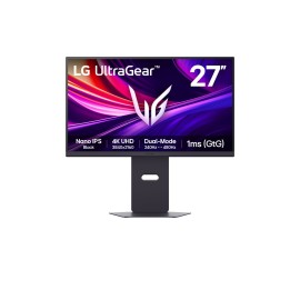 LG 27G850A-B IPS Monitor Gaming UltraGear Plano, 68,6 cm (27"), 3840 x 2160 pixels 4K Ultra HD, 240Hz, USB-C, DisplayPort, HDMI, Ajuste de Altura, Pivot, Preto - 27G850A-B - 8806096384336