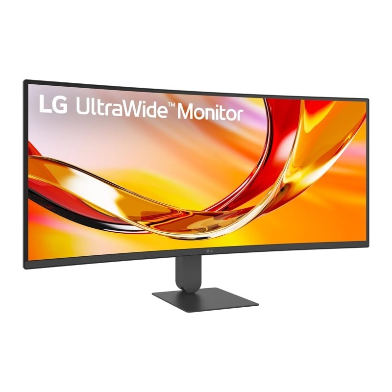 LG 34U640B-B VA Monitor Profissional UltraWide Curvo, 86,4 cm (34"), 3440 x 1440 pixels Wide Quad HD, 144Hz, USB-C, DisplayPort, HDMI, Ajuste de Altura, Preto - 34U640B-B.AEU - 8806096743171