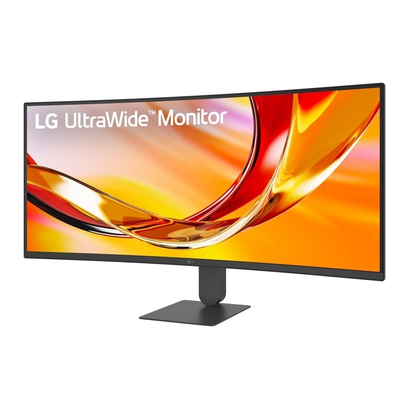LG 34U640B-B VA Monitor Profissional UltraWide Curvo, 86,4 cm (34"), 3440 x 1440 pixels Wide Quad HD, 144Hz, USB-C, DisplayPort, HDMI, Ajuste de Altura, Preto - 34U640B-B.AEU - 8806096743171