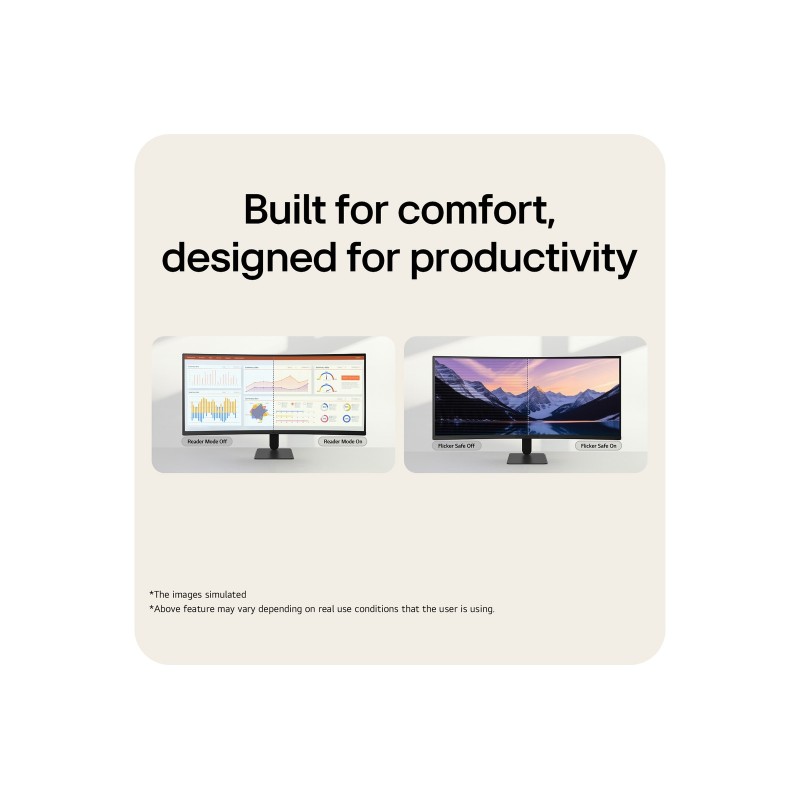 LG 34U601B-B Monitor Profissional UltraWide Curvo, 86,4 cm (34"), 3440 x 1440 pixels Dual WQHD, 120Hz, HDMI, DisplayPort, Ajuste de Altura, Preto - 34U601B-B.AEUQ - 8806096719312