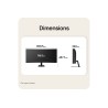 LG 34U601B-B Monitor Profissional UltraWide Curvo, 86,4 cm (34"), 3440 x 1440 pixels Dual WQHD, 120Hz, HDMI, DisplayPort, Ajuste de Altura, Preto - 34U601B-B.AEUQ - 8806096719312