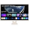 LG 32SR50F-W LED Monitor Plano MyView, 80 cm (31,5"), 1920 x 1080 pixels Full HD, Smart TV, 60Hz, HDMI, Altifalantes Integrados, Branco - 32SR50F-W - 8806084493507