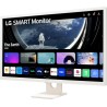 LG 32SR50F-W LED Monitor Plano MyView, 80 cm (31,5"), 1920 x 1080 pixels Full HD, Smart TV, 60Hz, HDMI, Altifalantes Integrados, Branco - 32SR50F-W - 8806084493507