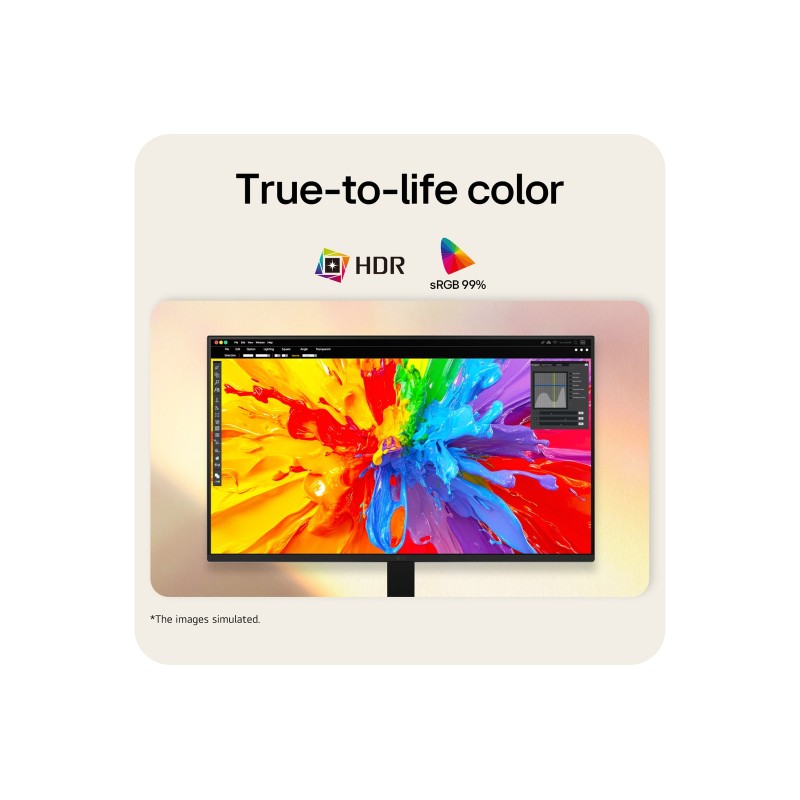 LG 27U411B-B LCD Monitor Plano, 68,6 cm (27"), 1920 x 1080 pixels Full HD, 144Hz, HDMI, Preto - 27U411B-B.AEU - 8806096833339