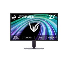 LG 27G523B-B IPS Monitor Gaming UltraGear Plano, 68,6 cm (27"), 1920 x 1080 pixels Full HD, 200Hz, HDMI, DisplayPort, Ajuste de Inclinação, Preto - 27G523B-B - 8806096826300
