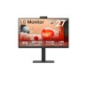 LG 27BA850-B IPS Monitor Profissional Plano, 68,6 cm (27"), 1920 x 1080 pixels Full HD, 100Hz, USB-C, DisplayPort, HDMI, Táctil, Ajuste de Altura, Pivot, Altifalantes Integrados, Preto - 27BA850-B - 8806096207307