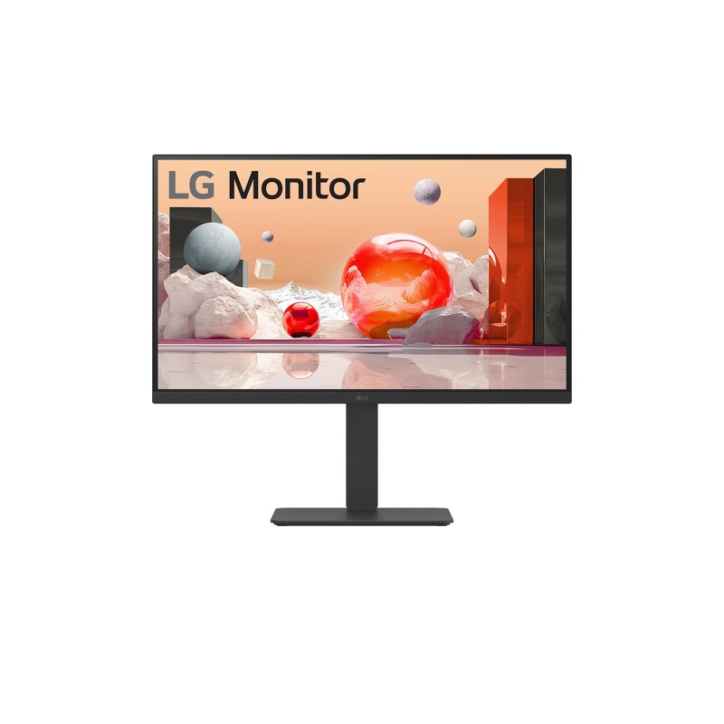LG 27BA850-B IPS Monitor Profissional Plano, 68,6 cm (27"), 1920 x 1080 pixels Full HD, 100Hz, USB-C, DisplayPort, HDMI, Táctil, Ajuste de Altura, Pivot, Altifalantes Integrados, Preto - 27BA850-B - 8806096207307