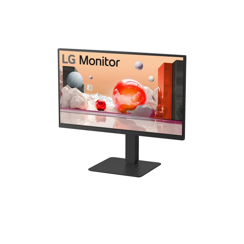 LG 27BA850-B IPS Monitor Profissional Plano, 68,6 cm (27"), 1920 x 1080 pixels Full HD, 100Hz, USB-C, DisplayPort, HDMI, Táctil, Ajuste de Altura, Pivot, Altifalantes Integrados, Preto - 27BA850-B - 8806096207307