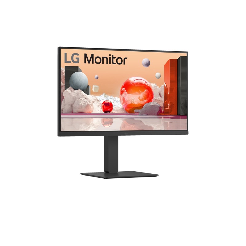 LG 27BA750-B LCD Monitor Profissional Plano, 68,6 cm (27"), 1920 x 1080 pixels Full HD, 100Hz, USB-C, DisplayPort, HDMI, Ajuste de Altura, Pivot, Altifalantes Integrados, Preto - 27BA750-B - 8806096208410