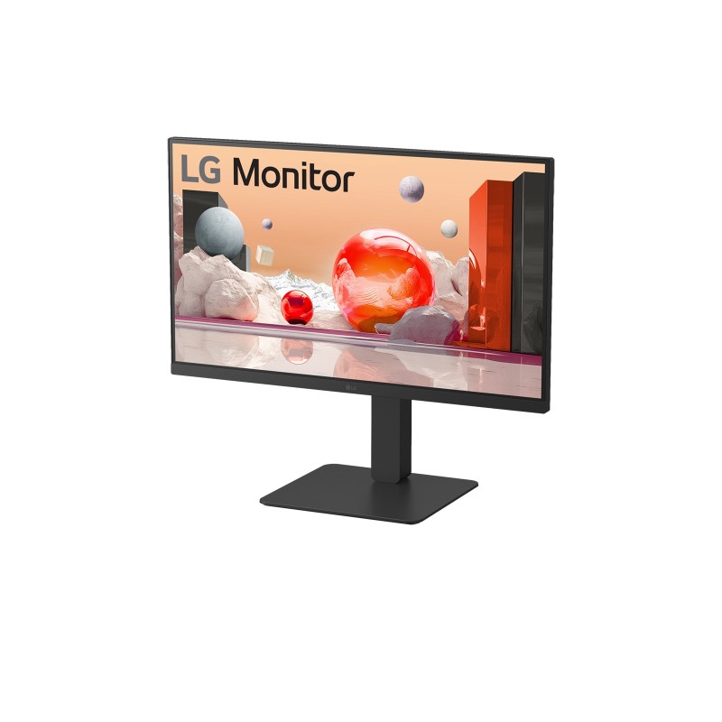 LG 27BA750-B LCD Monitor Profissional Plano, 68,6 cm (27"), 1920 x 1080 pixels Full HD, 100Hz, USB-C, DisplayPort, HDMI, Ajuste de Altura, Pivot, Altifalantes Integrados, Preto - 27BA750-B - 8806096208410