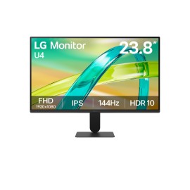LG 24U411B-B LCD Monitor Plano, 60,5 cm (23.8"), 1920 x 1080 pixels Full HD, 144Hz, HDMI, Ajuste de Inclinação, Preto - 24U411B-B - 8806096834695