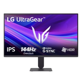 LG 24G411A-B IPS Monitor Gaming UltraGear Plano, 60,4 cm (24"), 1920 x 1080 pixels Full HD, 144Hz, HDMI, DisplayPort, Pivot, Preto - 24G411A-B - 8806096571583