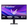 LG 24G411A-B IPS Monitor Gaming UltraGear Plano, 60,4 cm (24"), 1920 x 1080 pixels Full HD, 144Hz, HDMI, DisplayPort, Pivot, Preto - 24G411A-B - 8806096571583