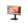 LG 24BA850-B IPS Monitor Profissional Plano, 60,5 cm (23,8"), 1920 x 1080 pixels Full HD, 100Hz, USB-C, DisplayPort, HDMI, Táctil, Ajuste de Altura, Pivot, Altifalantes Integrados, Preto - 24BA850-B - 8806096207109