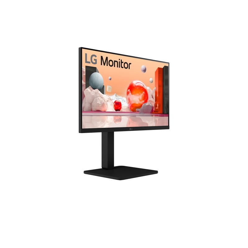 LG 24BA560-B LED Monitor Profissional Plano, 60,5 cm (23,8"), 1920 x 1080 pixels Full HD, 100Hz, USB-C, DisplayPort, HDMI, Táctil, Ajuste de Altura, Pivot, Altifalantes Integrados, Preto - 24BA560-B - 8806096015384