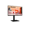 LG 24BA560-B LED Monitor Profissional Plano, 60,5 cm (23,8"), 1920 x 1080 pixels Full HD, 100Hz, USB-C, DisplayPort, HDMI, Táctil, Ajuste de Altura, Pivot, Altifalantes Integrados, Preto - 24BA560-B - 8806096015384