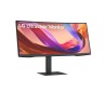LG 34U650A-B LCD Monitor Profissional UltraWide Curvo, 86,4 cm (34"), 3440 x 1440 pixels Wide Quad HD, 100Hz, USB-C, DisplayPort, HDMI, Ajuste de Altura, Altifalantes Integrados, Preto - 34U650A-B - 8806096594759