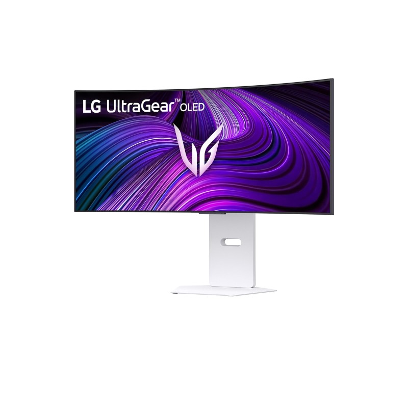 LG 34GX90SA-W OLED Monitor Gaming UltraGear Curvo, 86,4 cm (34"), 3440 x 1440 pixels Wide Quad HD, Smart TV, 240Hz, USB-C, DisplayPort, HDMI, Ajuste de Altura, Pivot, Altifalantes Integrados, Branco - 34GX90SA-W - 8806096435939