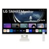 LG 32U721SA-W LCD Monitor Plano, 80 cm (31,5"), 3840 x 2160 pixels 4K Ultra HD, Smart TV, 60Hz, HDMI, Altifalantes Integrados, Branco - 32U721SA-W.AEU - 8806096446539