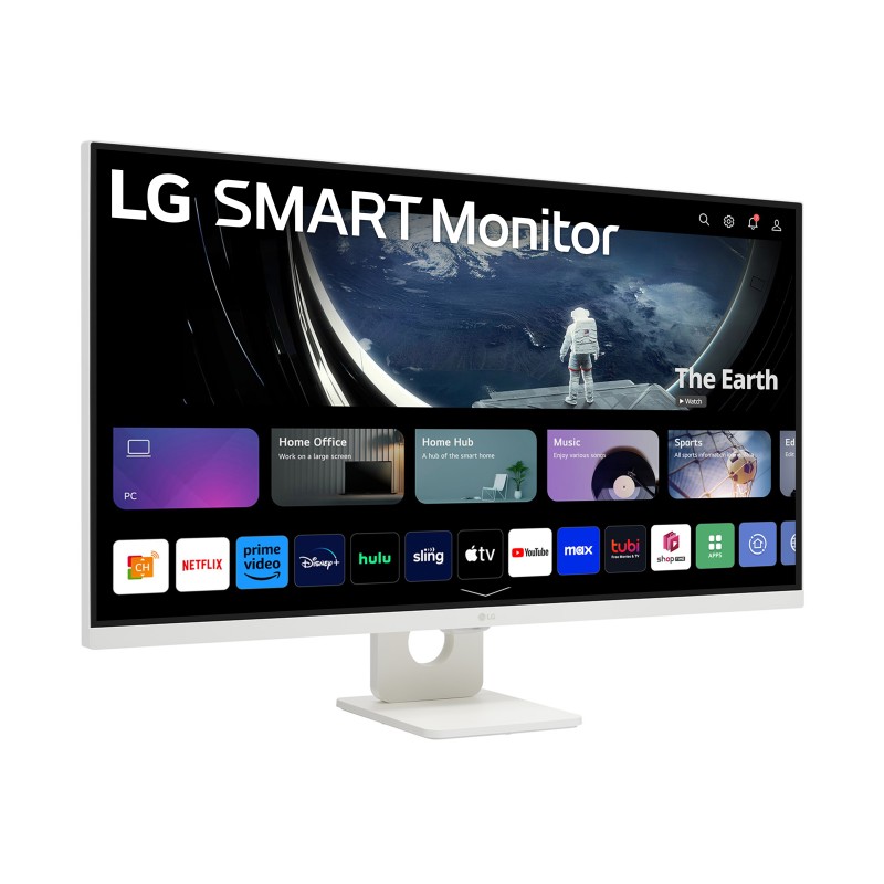LG 32U721SA-W LCD Monitor Plano, 80 cm (31,5"), 3840 x 2160 pixels 4K Ultra HD, Smart TV, 60Hz, HDMI, Altifalantes Integrados, Branco - 32U721SA-W.AEU - 8806096446539