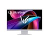 LG 32G810SA-W IPS Monitor Gaming UltraGear Plano, 81,3 cm (32"), 3840 x 2160 pixels 4K Ultra HD, Smart TV, 144Hz, USB-C, DisplayPort, HDMI, Ajuste de Altura, Pivot, Altifalantes Integrados, Preto - 32G810SA-W - 8806096349304