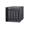 QNAP TR-004 DAS Compartimento HDD/SSD 4 Baías HDD/SSD 2.5"/3.5" SATA II SATA III 3 Gbit/s USB Type-C Preto - 4713213514429