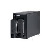 QNAP TR-002 DAS Compartimento HDD/SSD 2 Baías HDD/SSD 2.5"/3.5" SATA II SATA III 6 Gbit/s USB Type-C RAID Preto - 4713213515310
