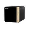 QNAP TS-464 NAS Tower Intel Celeron N5095 8 GB DDR4 4 Baías HDD/SSD 2.5GbE RAID Preto - TS-464-8G - 4711103082324