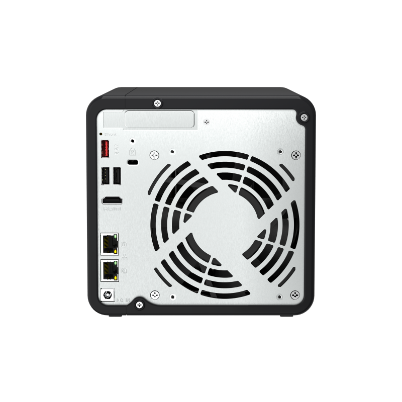 QNAP TS-464 NAS Tower Intel Celeron N5095 8 GB DDR4 4 Baías HDD/SSD 2.5GbE RAID Preto - TS-464-8G - 4711103082324