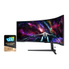Samsung Odyssey Neo G9 S57CG952NU LED Monitor Gaming Curvo, 144,8 cm (57"), 7680 x 2160 pixels Dual UHD, 240Hz, USB-C, DisplayPort, HDMI, Ajuste de Altura, Giratório, Branco - LS57CG952NUXEN - 8806094972252