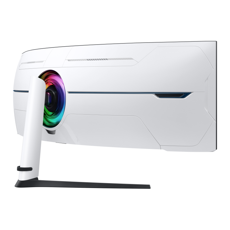 Samsung Odyssey Neo G9 S57CG952NU LED Monitor Gaming Curvo, 144,8 cm (57"), 7680 x 2160 pixels Dual UHD, 240Hz, USB-C, DisplayPort, HDMI, Ajuste de Altura, Giratório, Branco - LS57CG952NUXEN - 8806094972252