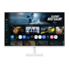 Samsung M7 S43FM701UU LCD Monitor Plano, 109,2 cm (43"), 3840 x 2160 pixels 4K Ultra HD, Smart TV, 60Hz, USB-C, HDMI, Altifalantes Integrados, Branco - LS43FM701UUXEN - 8806097316015