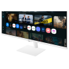 Samsung M7 S43FM701UU LCD Monitor Plano, 109,2 cm (43"), 3840 x 2160 pixels 4K Ultra HD, Smart TV, 60Hz, USB-C, HDMI, Altifalantes Integrados, Branco - LS43FM701UUXEN - 8806097316015