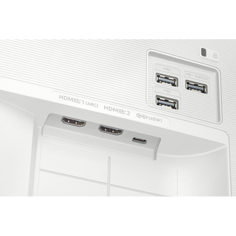 Samsung M7 S43FM701UU LCD Monitor Plano, 109,2 cm (43"), 3840 x 2160 pixels 4K Ultra HD, Smart TV, 60Hz, USB-C, HDMI, Altifalantes Integrados, Branco - LS43FM701UUXEN - 8806097316015