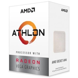 AMD Athlon 3000G Processador AM4 2 Cores 4 Threads 3.5GHz Turbo Box - Pack de 12 Unidades - YD3000C6M2OFH 12U