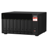 QNAP TS-873A NAS Tower AMD Ryzen Embedded V1500B 8 GB DDR4 8 Baías HDD/SSD 2.5"/3.5"/M.2 Serial ATA III RAID Preto - 4713213518823