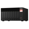 QNAP TS-873A NAS Tower AMD Ryzen Embedded V1500B 8 GB DDR4 8 Baías HDD/SSD 2.5"/3.5"/M.2 Serial ATA III RAID Preto - 4713213518823