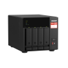 QNAP TS-473A-8G NAS Tower Ryzen Embedded V1500B 8 GB DDR4 4 Baías HDD/SSD 2.5"/3.5"/M.2 Serial ATA III 2.5GbE RAID Preto - 4713213518847