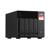 QNAP TS-473A-8G NAS Tower Ryzen Embedded V1500B 8 GB DDR4 4 Baías HDD/SSD 2.5"/3.5"/M.2 Serial ATA III 2.5GbE RAID Preto - 4713213518847