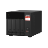 QNAP TS-473A-8G NAS Tower Ryzen Embedded V1500B 8 GB DDR4 4 Baías HDD/SSD 2.5"/3.5"/M.2 Serial ATA III 2.5GbE RAID Preto - 4713213518847