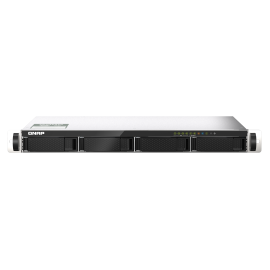 QNAP TS-435XEU-4G NAS Rackmount 1U Marvell CN9131 4 GB DDR4 4 Baías HDD/SSD 10GbE RAID Preto, Cinzento - 4713213519332
