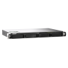 QNAP TS-435XEU-4G NAS Rackmount 1U Marvell CN9131 4 GB DDR4 4 Baías HDD/SSD 10GbE RAID Preto, Cinzento - 4713213519332