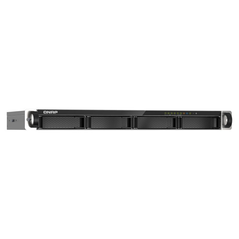 QNAP TS-435XEU-4G NAS Rackmount 1U Marvell CN9131 4 GB DDR4 4 Baías HDD/SSD 10GbE RAID Preto, Cinzento - 4713213519332